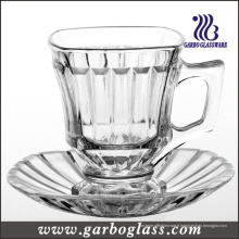 Ensemble de tasses en verre et de soucoupe / set de thé (TZ-GB09D1405H)